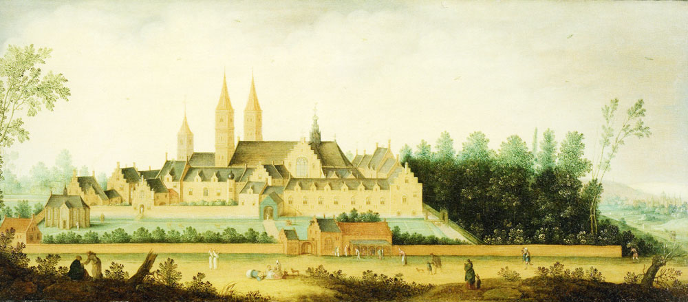 Claes Jacobsz. van der Heck - View of the Abbey of Egmond-Binnen