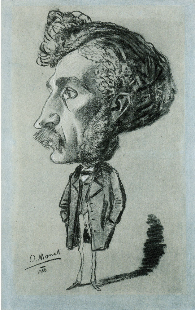 Claude Monet - Caricature of Adolphe-Victor Coësme