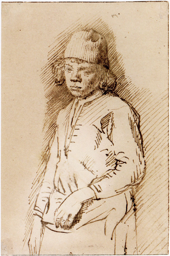Constantijn van Renesse - Standing boy with a cap