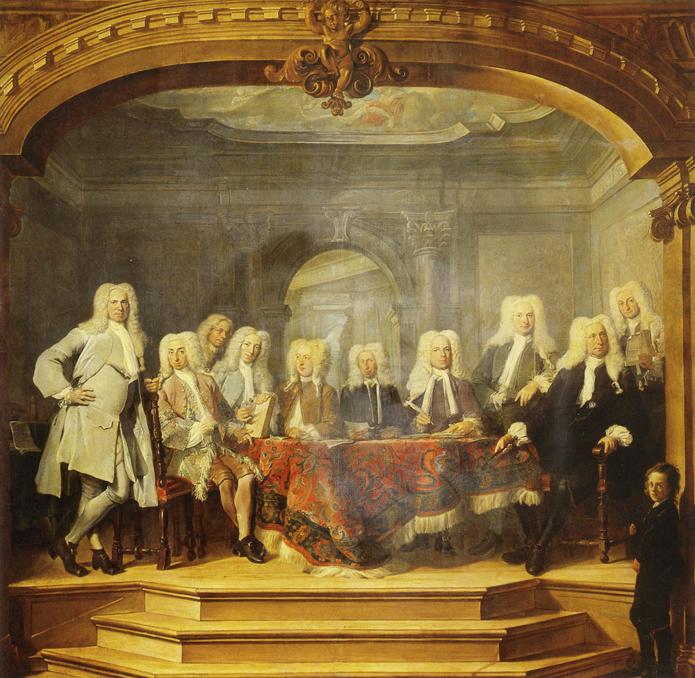 Cornelis Troost - The regents of the Amsterdam Almoners' Orphanage