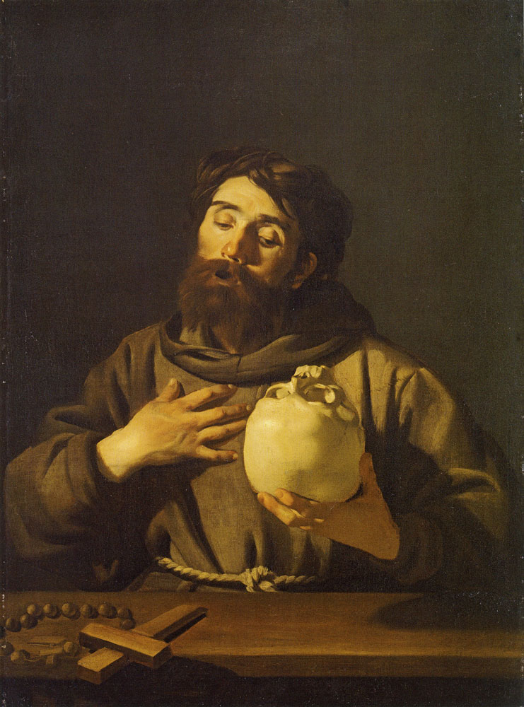 Dirck van Baburen - Francis of Assisi
