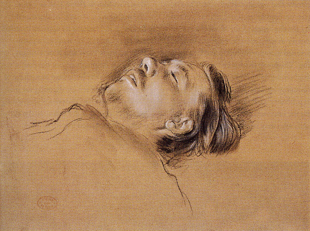 Edgar Degas - Head of the Fallen Jockey
