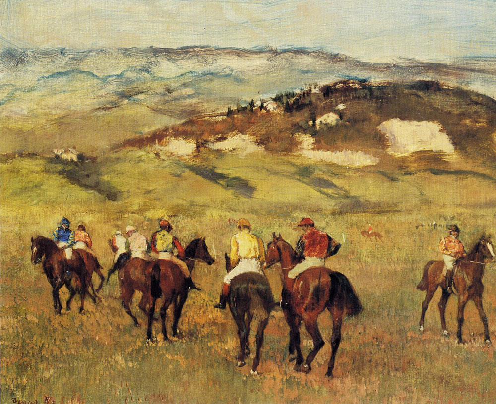 Edgar Degas - Racehorses
