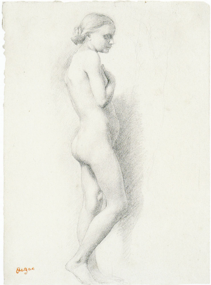 Edgar Degas - Standing Nude