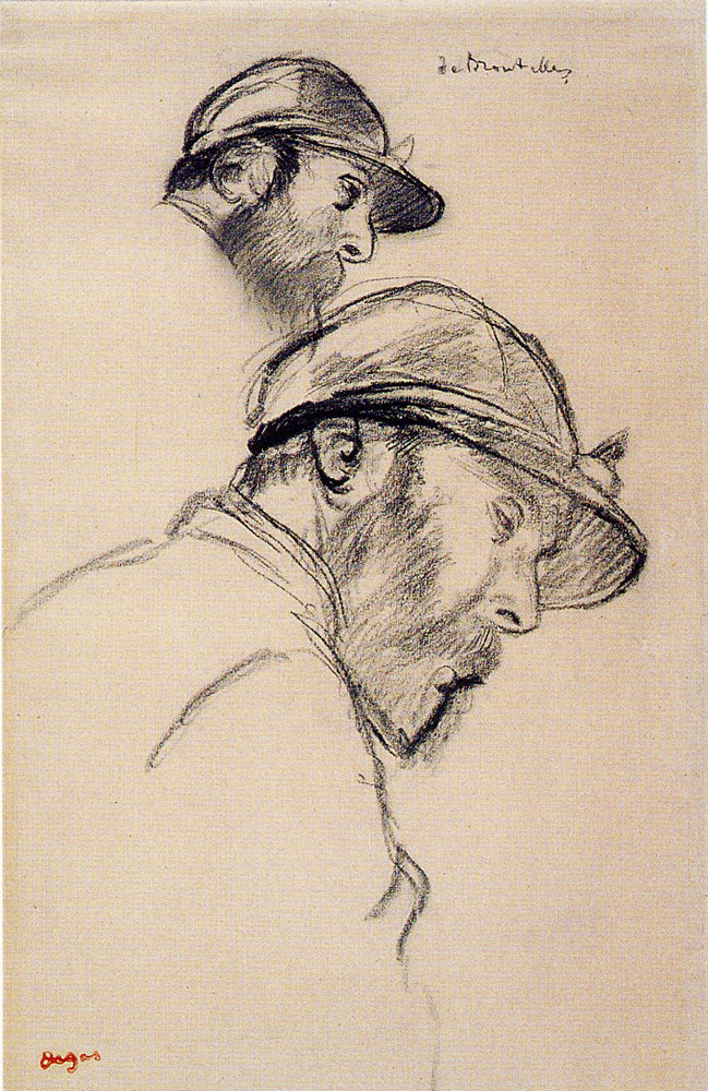 Edgar Degas - Study of a Jockey (M. de Broutelles)
