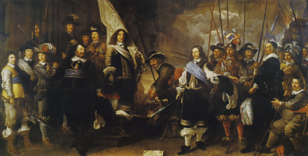Govert Flinck - Civic guardsmen of the company of captain Joan Huydecoper and lieutenant Frans van Waveren