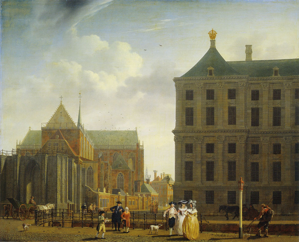 Isaac Ouwater the Younger - View of the Nieuwe Kerk in Amsterdam