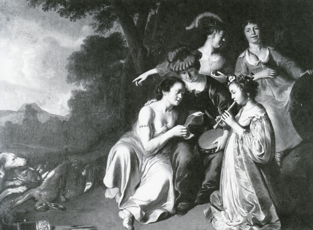 Jacob Adriaensz. Backer - Nymphs making music after the hunt