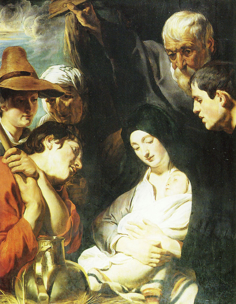 Jacob Jordaens - The adoration of the shepherds