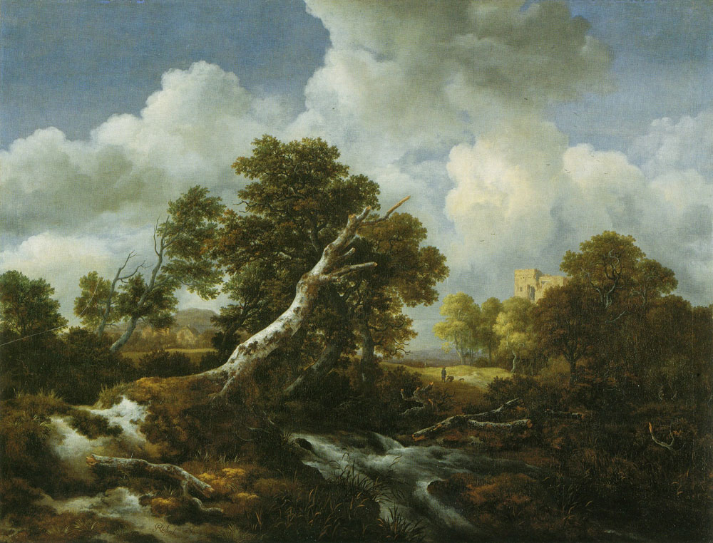 Jacob van Ruisdael - Landscape with a Dead Tree
