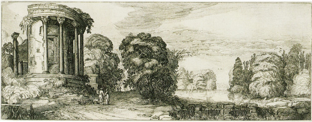 Jan van de Velde II - Landscape with Ruin