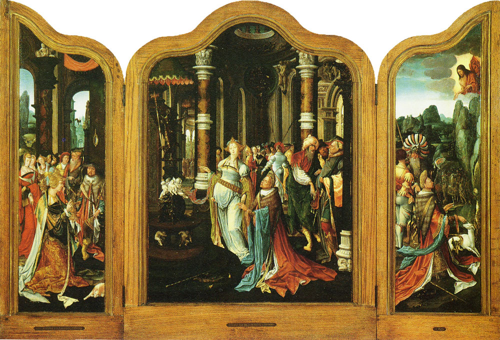 Master of the Solomon triptych - The history of Solomon