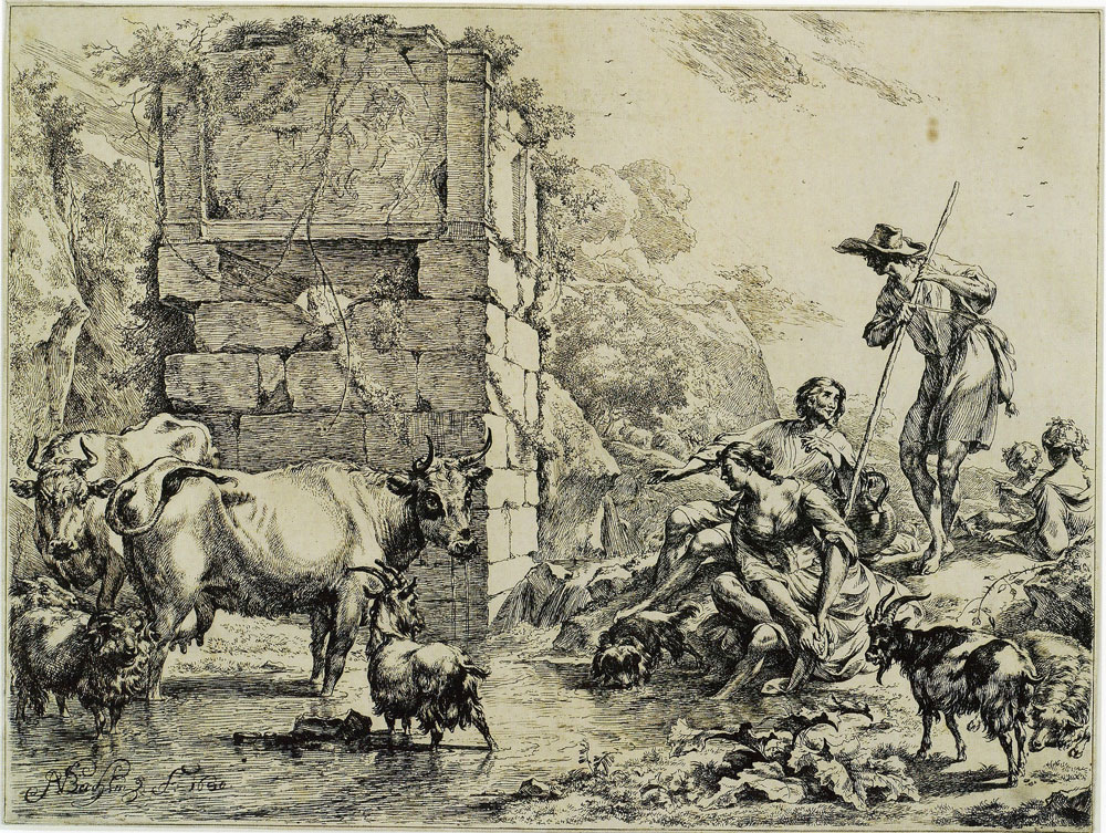 Nicolaes Berchem - The Resting Herd