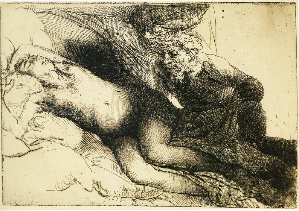Rembrandt - Jupiter and Antiope