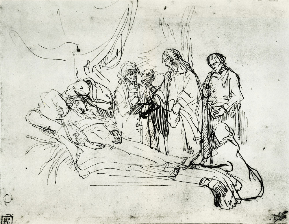 Rembrandt - The Raising of the Daughter of Jairus