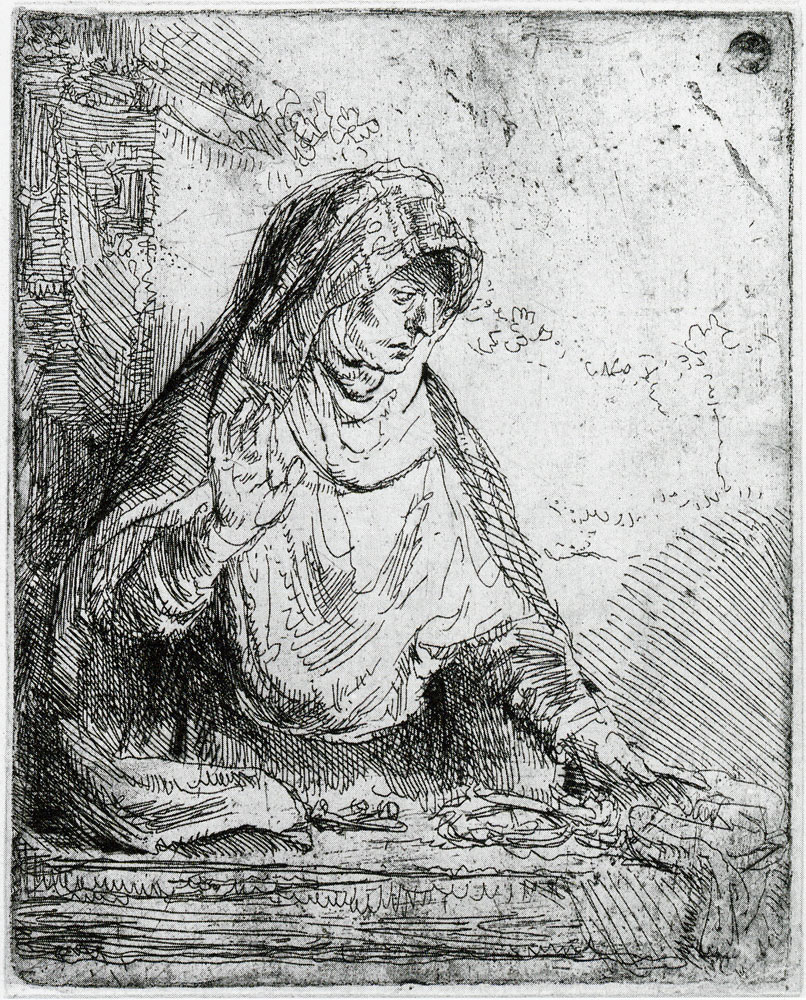 Rembrandt - The Virgin with the Instruments of the Passion