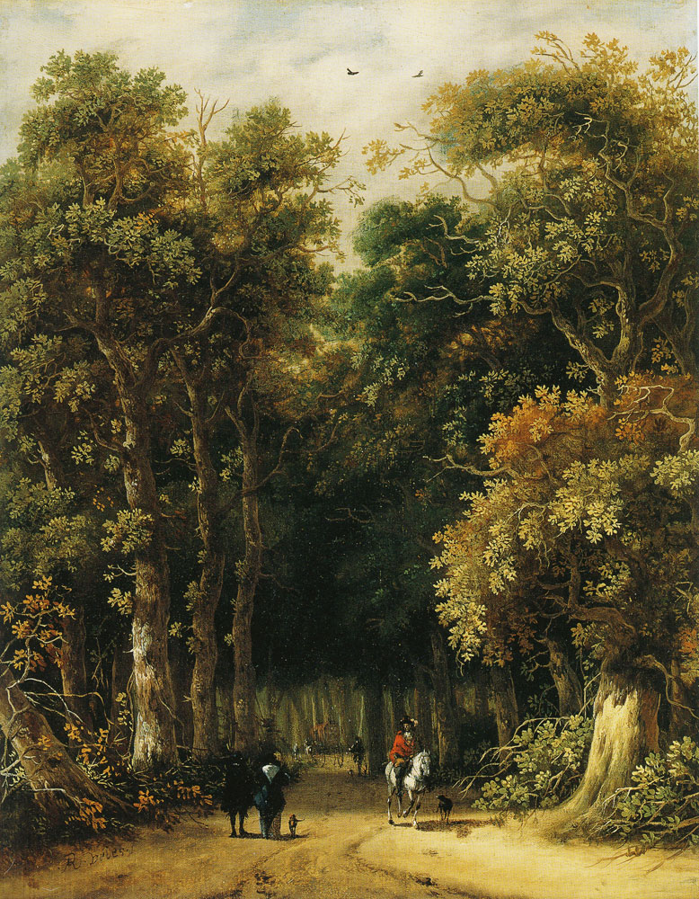 Roelof van Vries - Landscape with Carriage