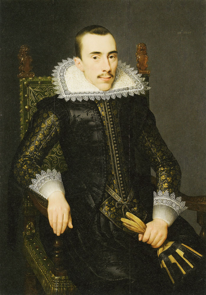 Attributed to Salomon Mesdach - Portrait of a Man, Possibly Walterus Fourmenois