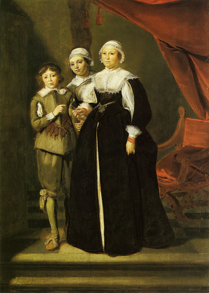 Thomas de Keyser - Portrait of Two Woman and a Boy