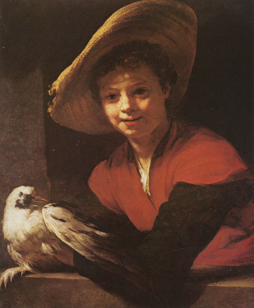 Willem Drost - Boy with a Pidgeon