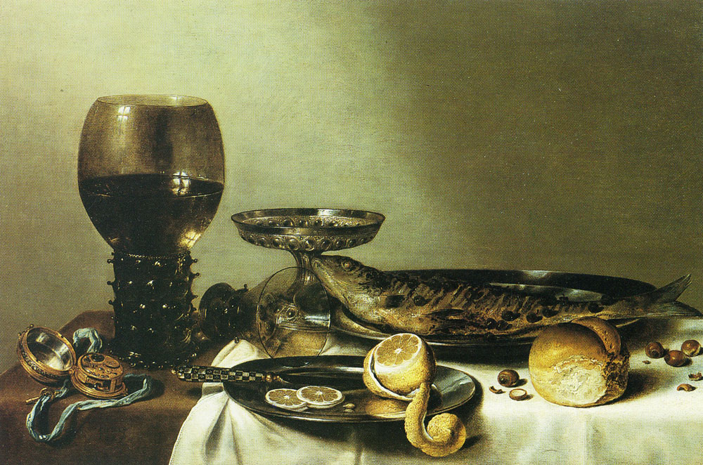 Willem Claesz. Heda - Still life with a Roemer and Watch