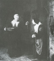 Abraham van Dijck A Woman Selling Herring