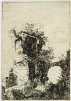 Bartholomeus Breenbergh Ruins of St. Lorenzo Vecchio near Bolsena