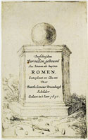 Bartholomeus Breenbergh Title page for a series of seventeen prints