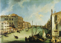 Canaletto View of the Grand Canal from San Vio