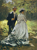 Claude Monet Bazille and Camille (Study for 'Déjeuner sur l'Herbe')