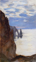 Claude Monet Êtretat, the Needle Rock and Porte d'Aval