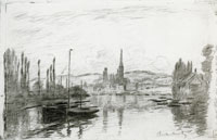 Claude Monet - View of Rouen