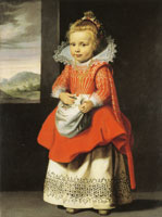 Cornelis de Vos Magdalena de Vos, the Artist's Daughter