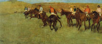 Edgar Degas At the Races: Before the Start