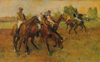 Edgar Degas Before the Race