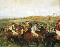 Edgar Degas The Gentlemen's Race: Before the Start