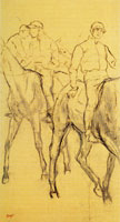 Edgar Degas Group of Jockeys
