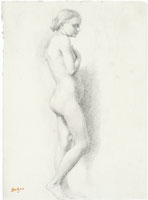 Edgar Degas Standing Nude