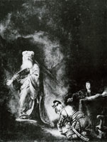 Ferdinand Bol Saul and the witch of Endor