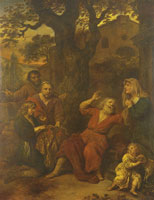 Govert Flinck Jacob receiving Joseph's bloody coat