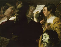 Hendrick ter Brugghen David with the Praise-Singing Israelite Women