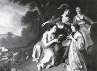 Jacob Adriaensz. Backer Nymphs making music after the hunt