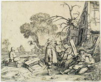 Pieter de Molijn Landscape with Figures