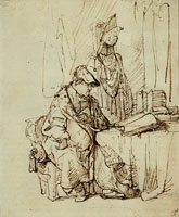 Rembrandt The Actor Willem Ruyter as St. Augustine
