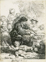 Rembrandt The Pancake Woman