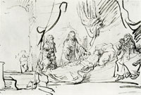 Rembrandt The Raising of the Daughter of Jairus