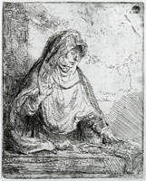 Rembrandt The Virgin with the Instruments of the Passion