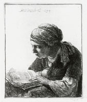 Rembrandt A Woman Reading