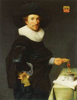 Willem van der Vliet Portrait of Willem Reyersz de Langue