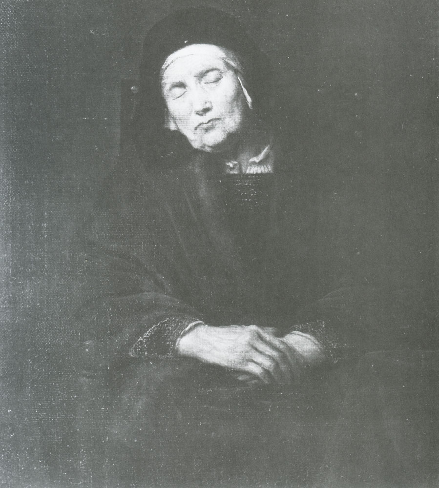 Abraham van Dijck - Old Woman Sleeping